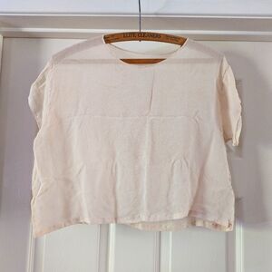 Vintage Cream Nylon Camisole No Runs All Edges Lined With Same Color